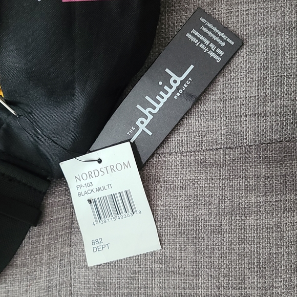 NWT Pac Man Video Game Black LGBTQ Adjustable Waist Bag - Picture 8 of 11